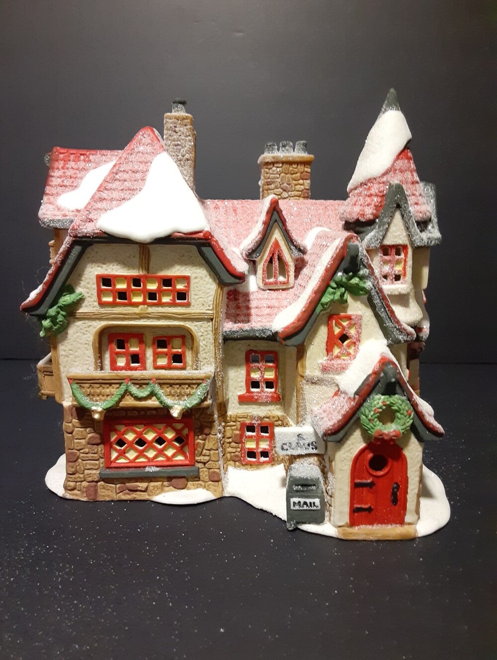 Department 56 Santa's Workshop #5600-6 North Pole Series Christmas Village Vtg
